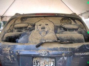 arta masinilor murdare, dirty car art